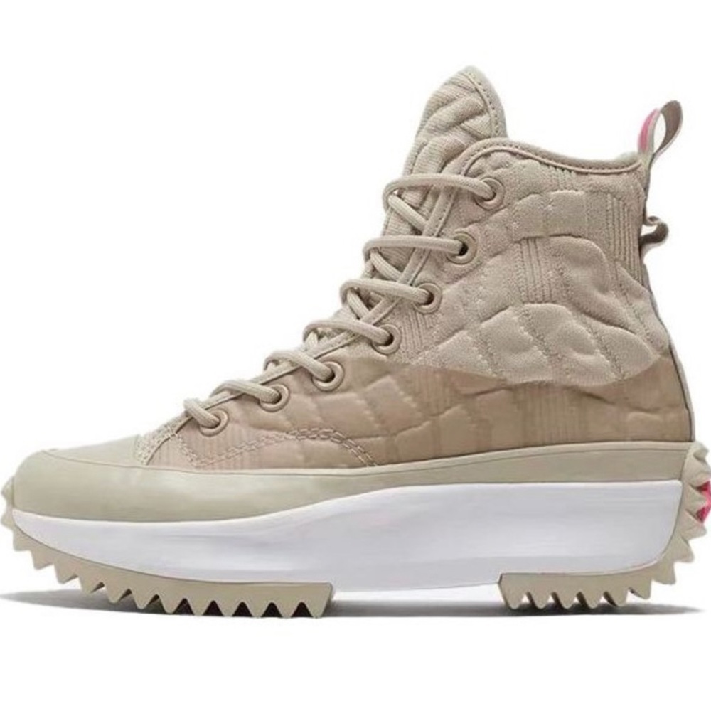 Converse Quilted Run Star Hike High Top Platform